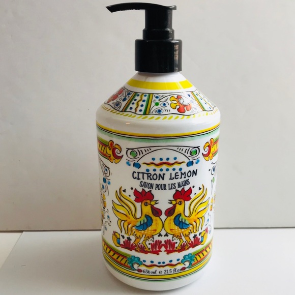 Italian Citron Lemon Kitchen Hand Soap Rooster - Picture 2 of 3